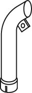 DINEX 49653 Exhaust Pipe